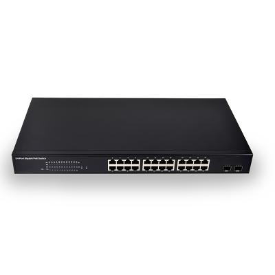 TDS3224S ethernet 24port 350W poe switch